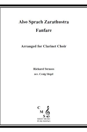 Also Sprach Zarathustra – Fanfare for Clarinet Choir