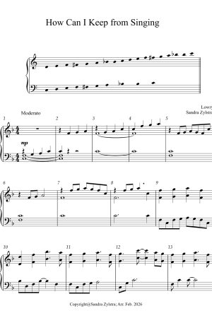 How Can I Keep from Singing (3 octave handbells)