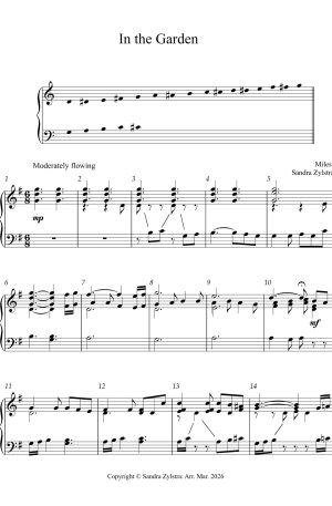 In the Garden (2 octave handbells)