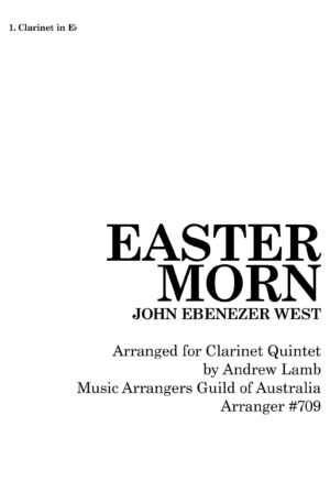 John West | Easter Morn | Clarinet Quintet