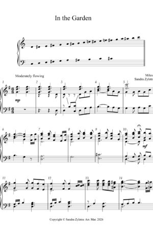 In the Garden (3 octave handbells)