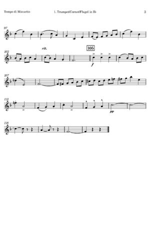 Myles Birket Foster | Tempo di Minuetto | for Brass Quintet