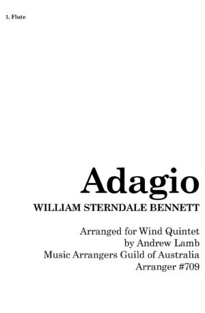 William Sterndale Bennett | Adagio | Wind Quintet