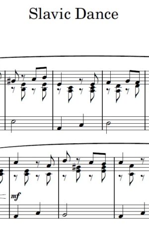 Slavic Dance – Piano Solo