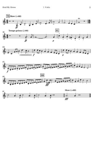 John STAINER | Bind My Brows | String Quartet