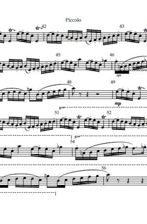 Granbury Fair, a March for Flute Choir