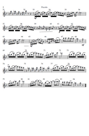 Flutterbug Rag, for Flute Choir