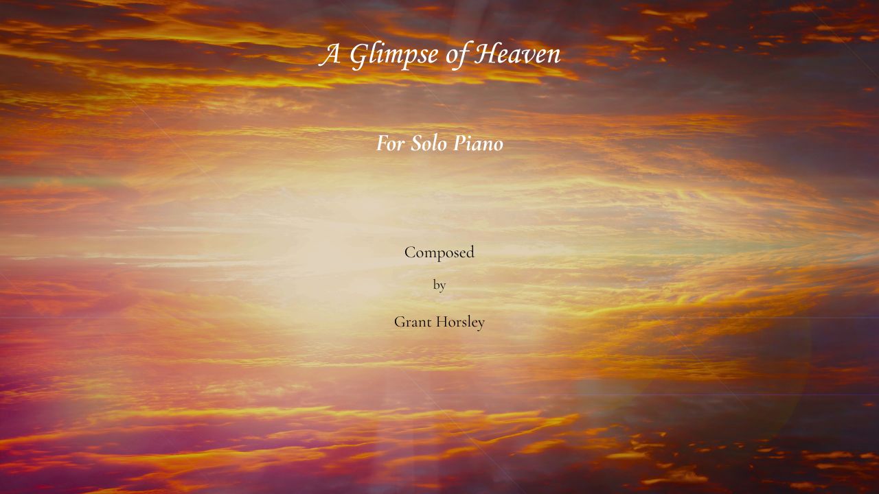 A Glimpse of Heaven flute Solo Piano yt YouTube Thumbnail