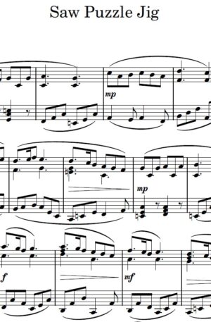 Saw Puzzle Jig – Piano Solo