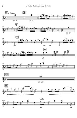François-Auguste Gevaert | A Joyful Christmas Song | for Wind Quintet