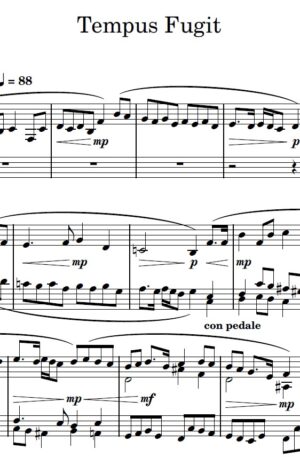 Tempus Fugit – Piano Solo
