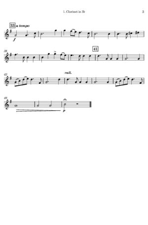 John DYKES | Sleep, Holy Babe | Clarinet Quartet