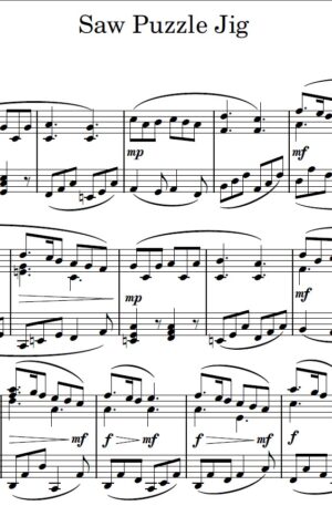 Saw Puzzle Jig – Piano Solo