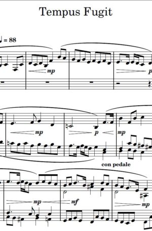 Tempus Fugit – Piano Solo