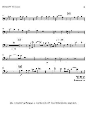 Laurent de Rillé | Martyrs Of The Arena | Euphonium Quartet