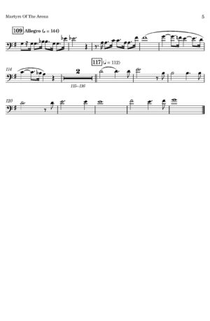 Laurent de Rillé | Martyrs Of The Arena | Euphonium Quartet