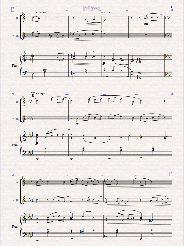 Night- Time in New York. For Flute, Alto Flute and Piano. Night- Time in New York. For Flute, Alto Flute and Piano. - Image 3