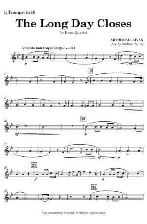 Arthur SULLIVAN | The Long Day Closes