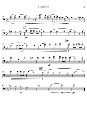 Arthur Sullivan | The Long Day Closes | Euphonium Quartet