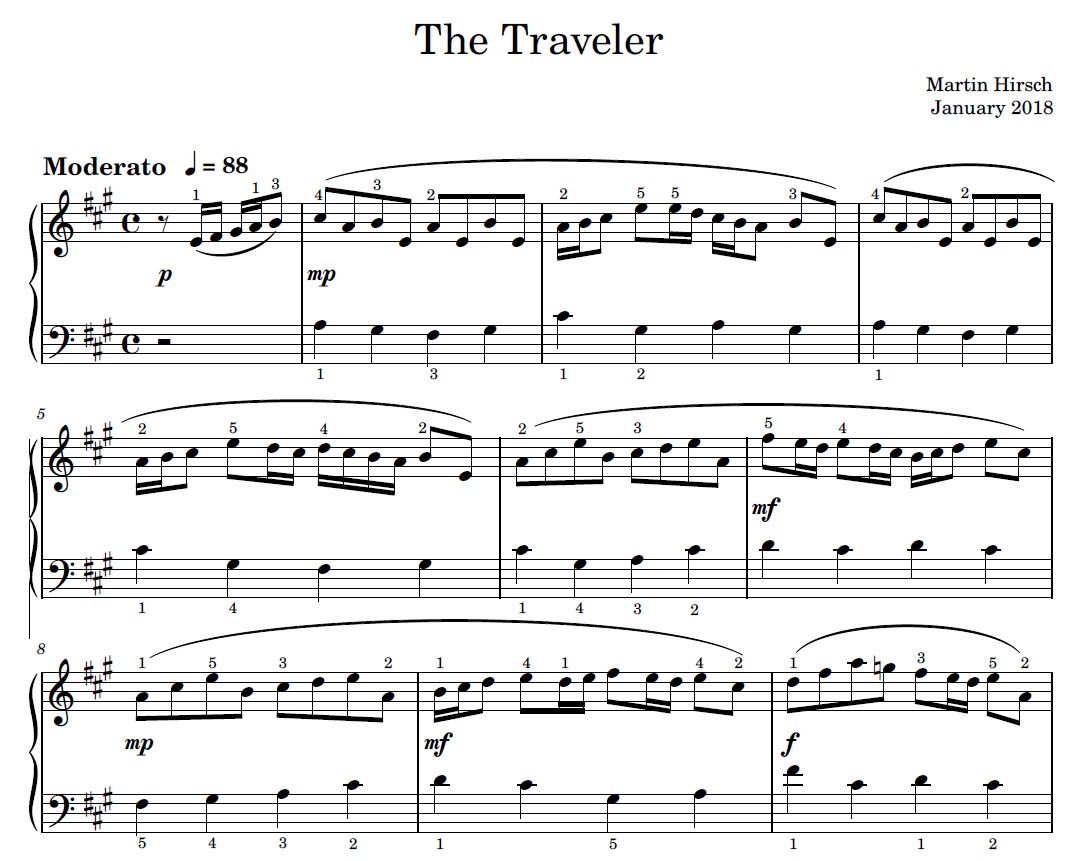The Traveler - Piano Solo The Traveler - Piano Solo - Image 2