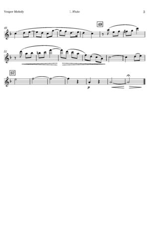 Thomas Adams | Vesper Melody (arr. for Wind Quintet)