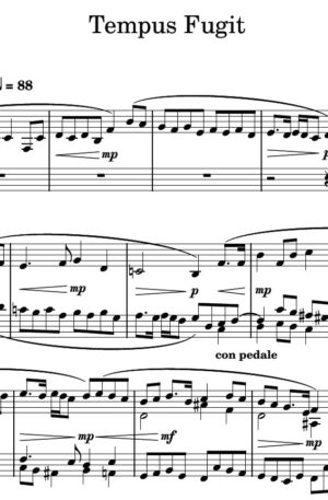 Tempus Fugit – Piano Solo