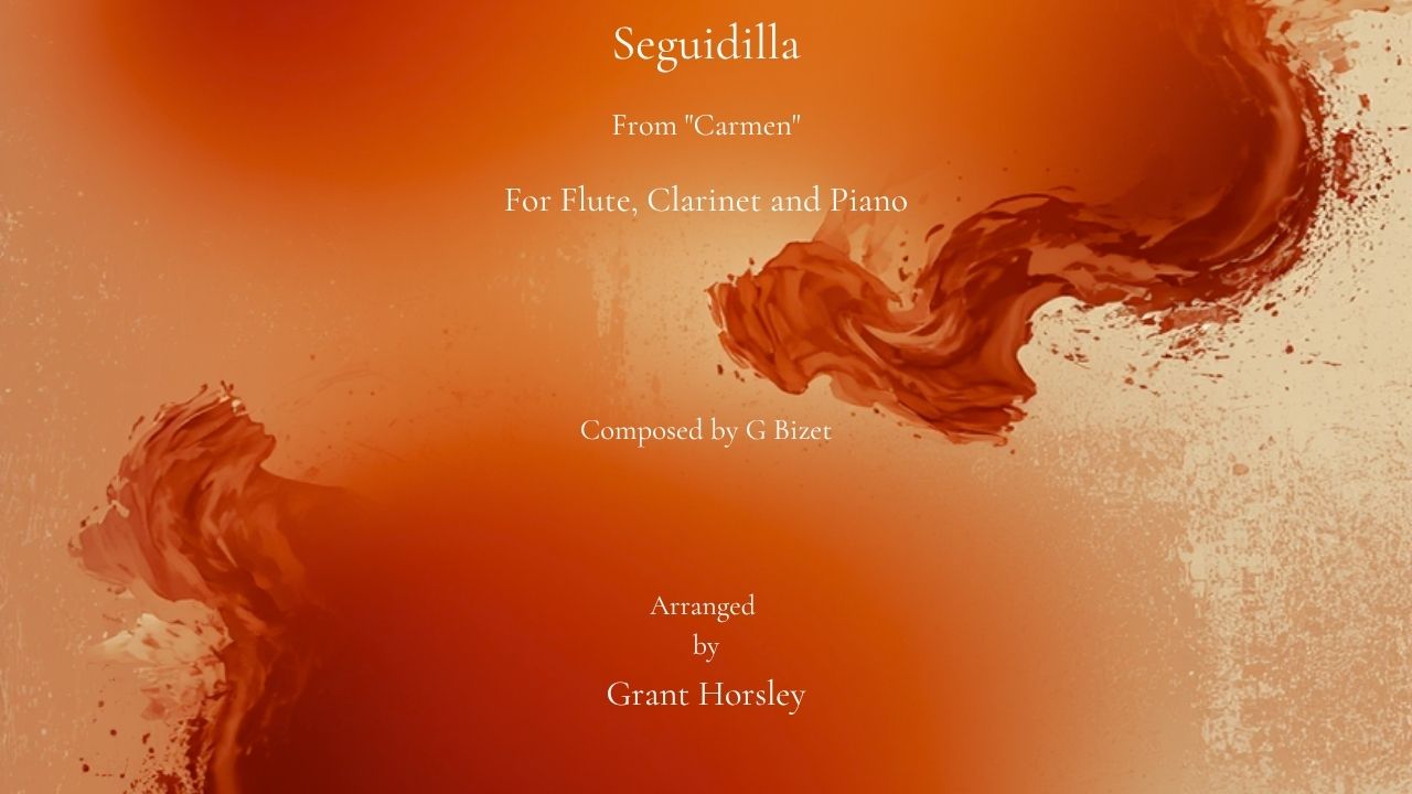 Seguidilla From Bizet's "Carmen". For Flute Clarinet and Piano. Seguidilla flute clar piano yt