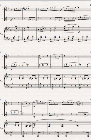 Home Seguidilla From Bizet’s “Carmen”. For Flute Clarinet and Piano.