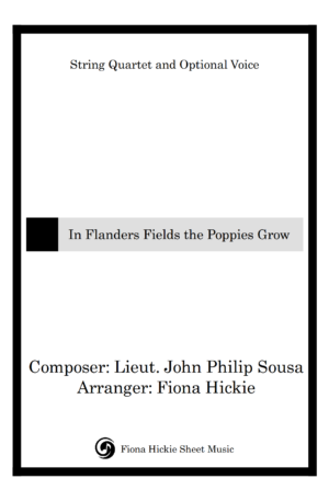 In Flanders Fields the Poppies Grow