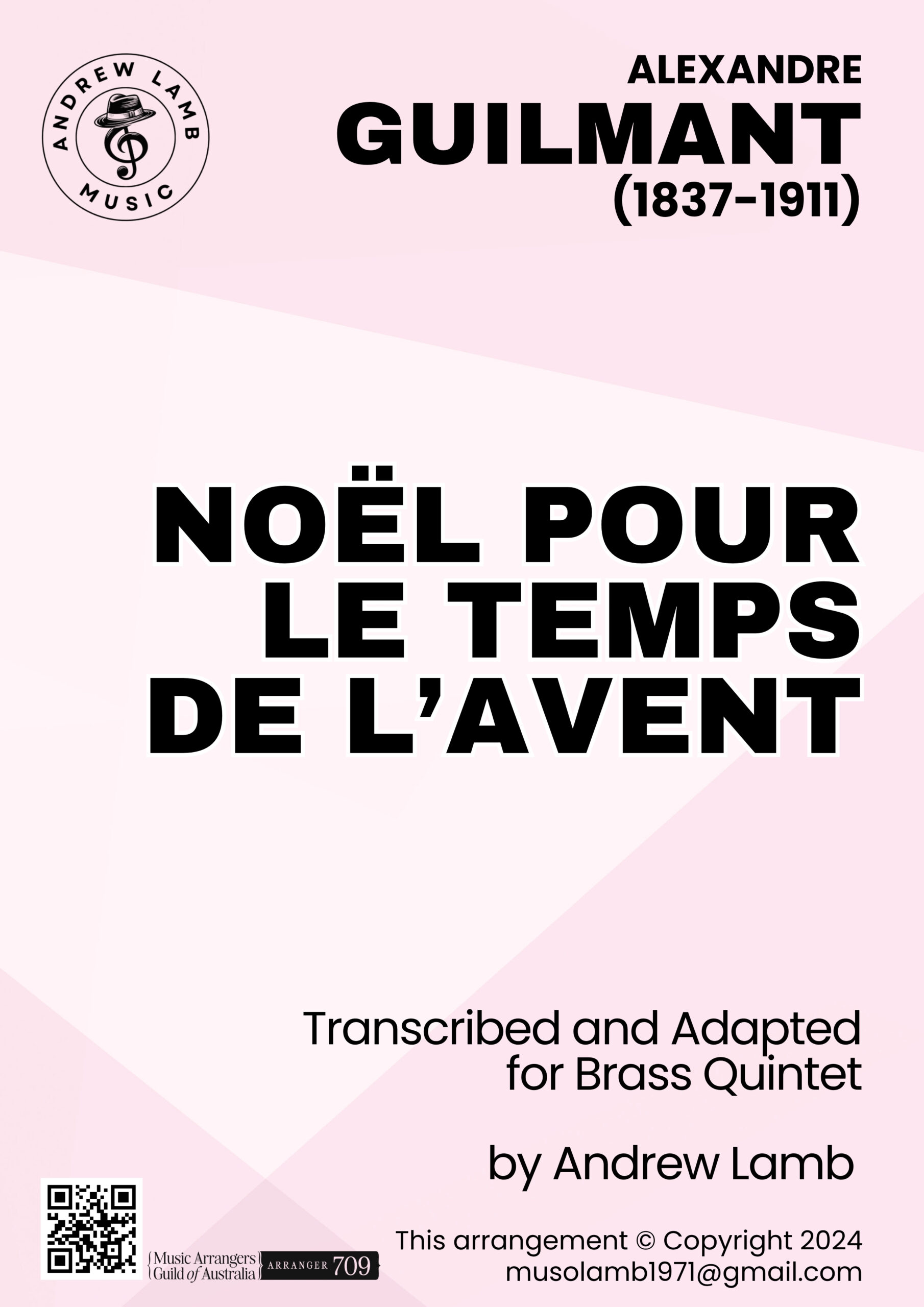 Alexandre GUILMANT | Noël pour le temps de l’Avent | for Brass Quintet Alexandre GUILMANT | Noël pour le temps de l’Avent | for Brass Quintet