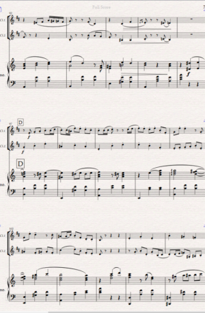 Products Dark Eyes Traditional Folk Song – For Clarinet Duet and Piano.