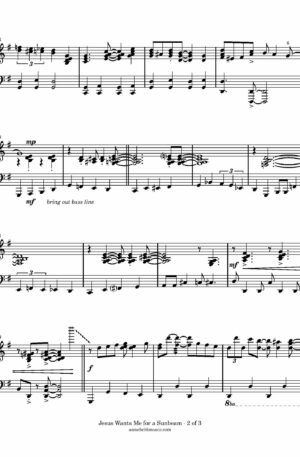 Home Jesus Wants Me for a Sunbeam – Intermediate Piano Solo