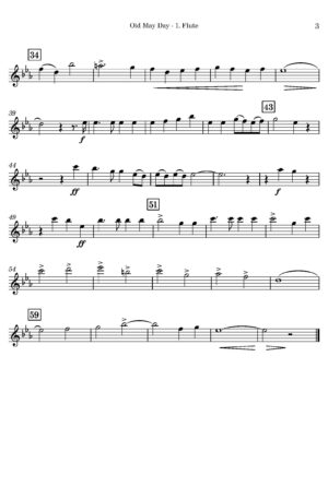 Jules BENEDICT | Old May Day | for Wind Quartet