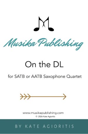On the DL | SATB or AATB Saxophone Quartet