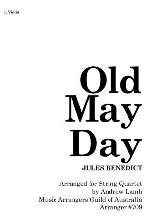 Home Jules Benedict | Old May Day | String Quartet
