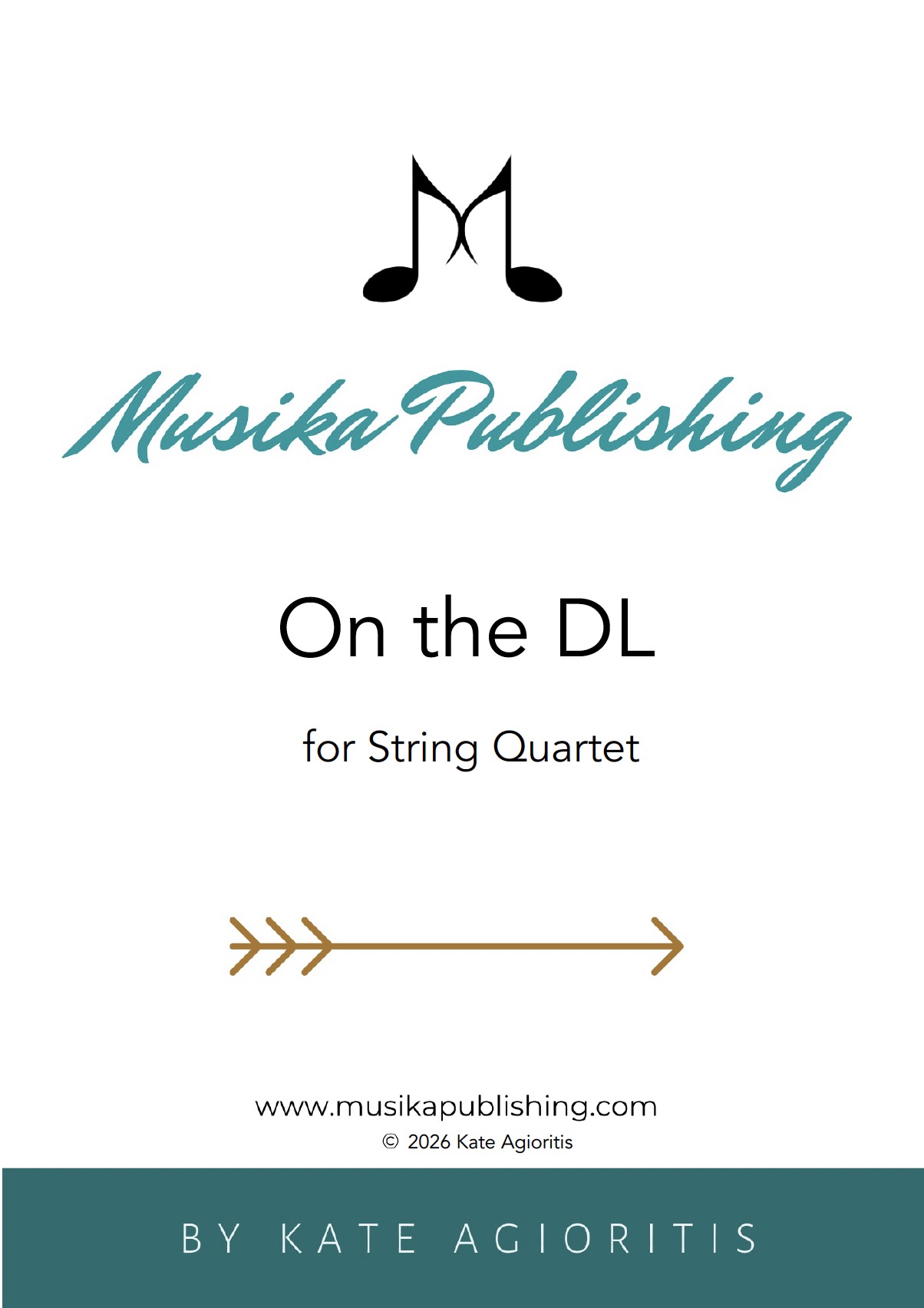 On the DL | for String Quartet On the DL | for String Quartet