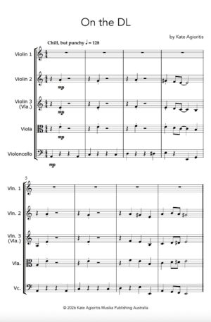 Home On the DL | for String Quartet