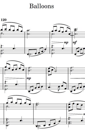 Balloons – Piano Solo