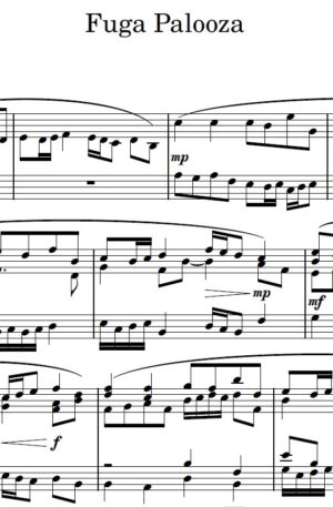 Fuga Palooza – Piano Solo