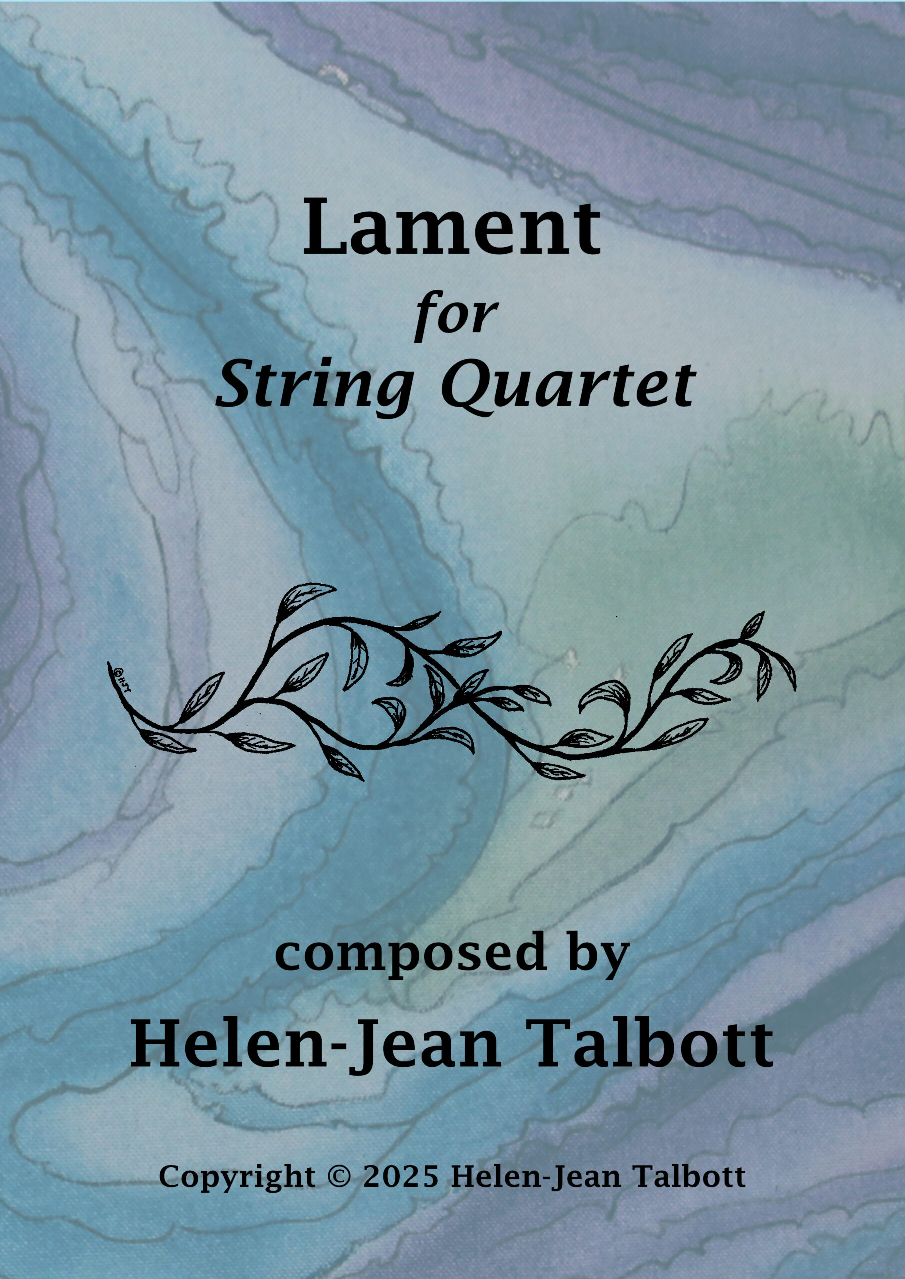 Lament, for String Quartet cover A4 Lament composed by 2026Jun26 scaled