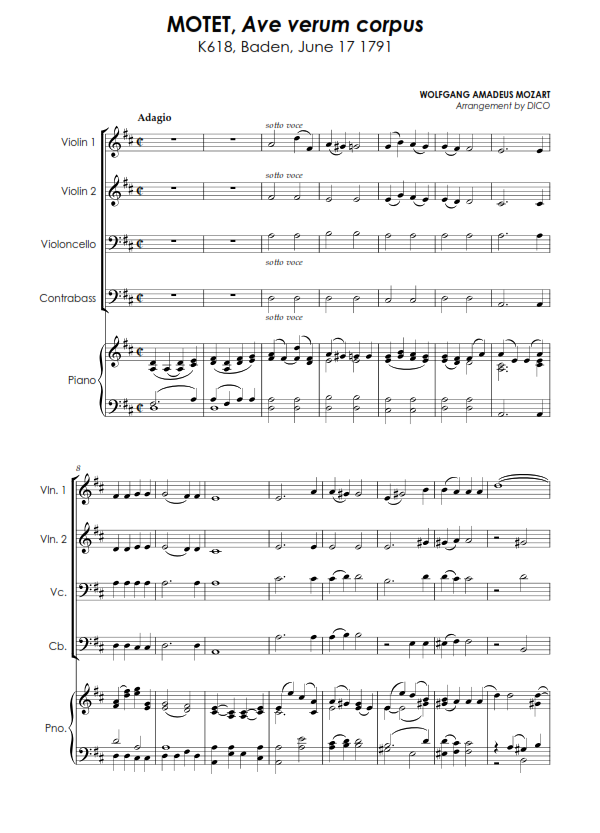 MOTET, Ave Verum Corpus MOTET, Ave Verum Corpus - Image 2