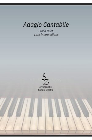 Home Adagio Cantabile (late intermediate piano duet)