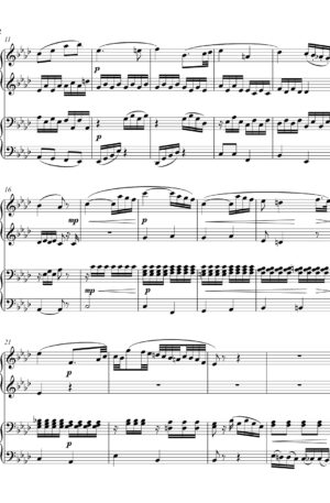 Home Adagio Cantabile (late intermediate piano duet)