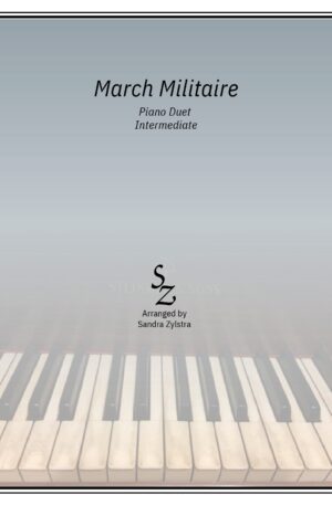 Home March Militaire (intermediate piano duet)