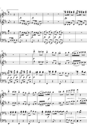 Home March Militaire (intermediate piano duet)