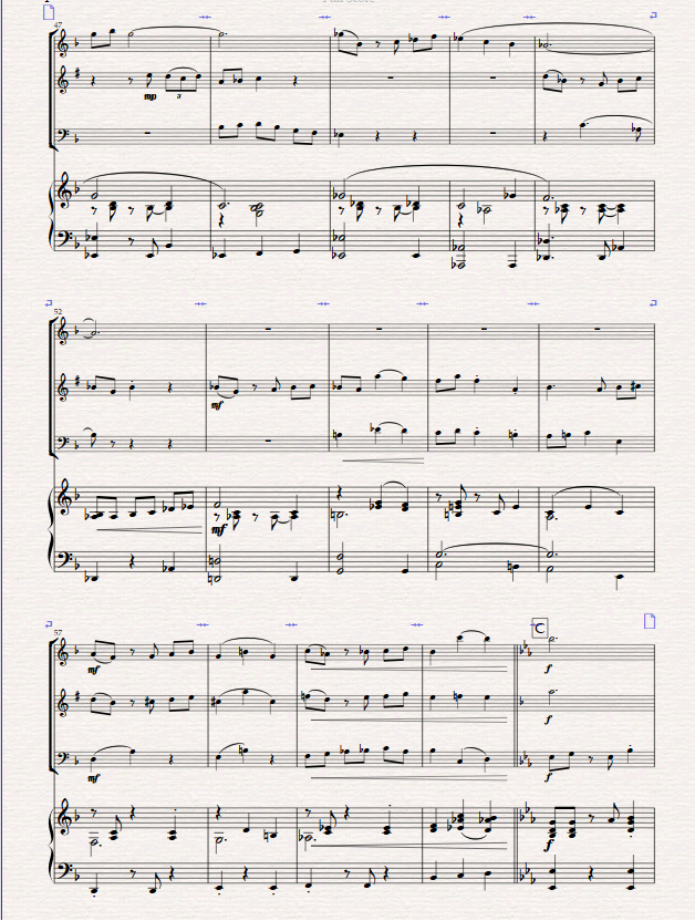 Weekend in Paris. A Jazz Waltz for Wind Trio and Piano (Flute, Clarinet & Bassoon). Weekend in Paris. A Jazz Waltz for Wind Trio and Piano (Flute, Clarinet & Bassoon). - Image 3