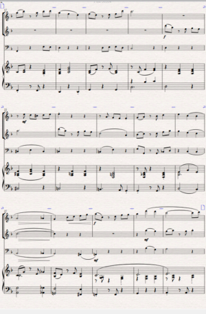 Home Weekend in Paris. A Jazz Waltz for Mixed Quartet. (2 Flutes, Cello and Piano)
