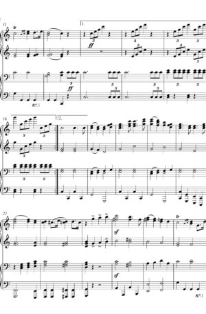 Home Wedding March (late intermediate piano duet)