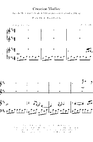 Home Creation Medley: This Is My Father’s World / All Creatures of Our God and King (piano duet)