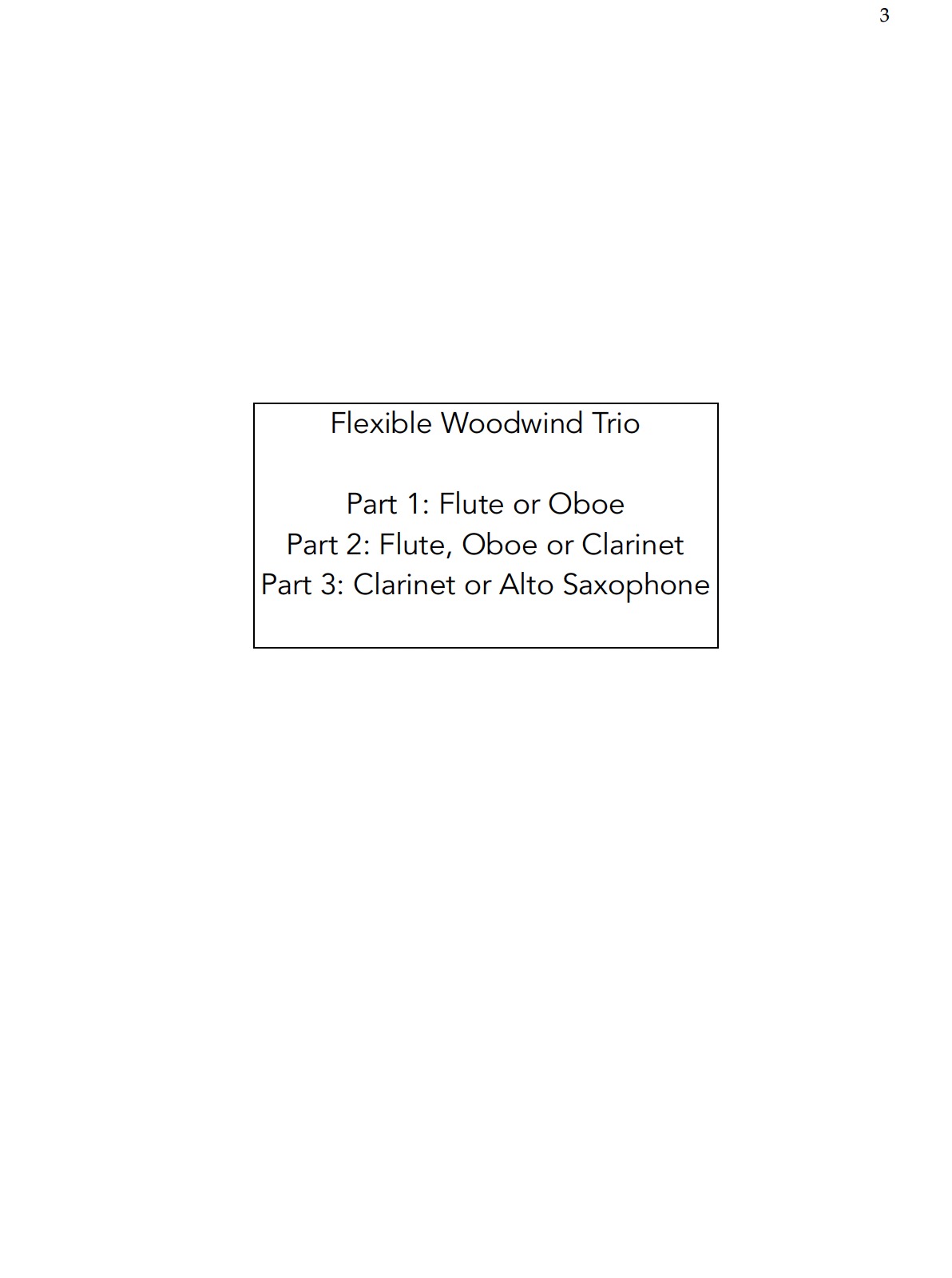 Stormwalkers | Flexible Woodwind Trio Stormwalkers | Flexible Woodwind Trio